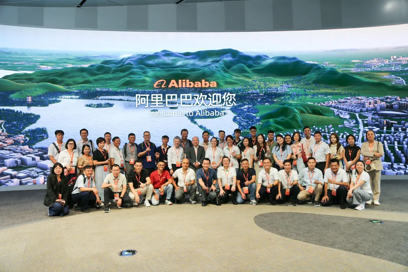 Đoàn lãnh đạo tại Alibaba
