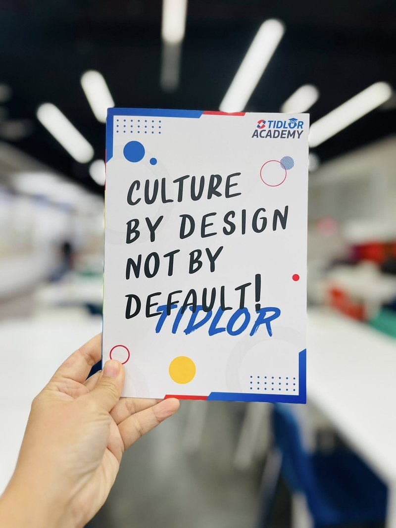 Thẻ Tidlor Academy: Culture by design, not by default!